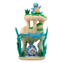 Pokémon - Environment Set Lake Shore & Ptitard & Carapuce 5 cm figures