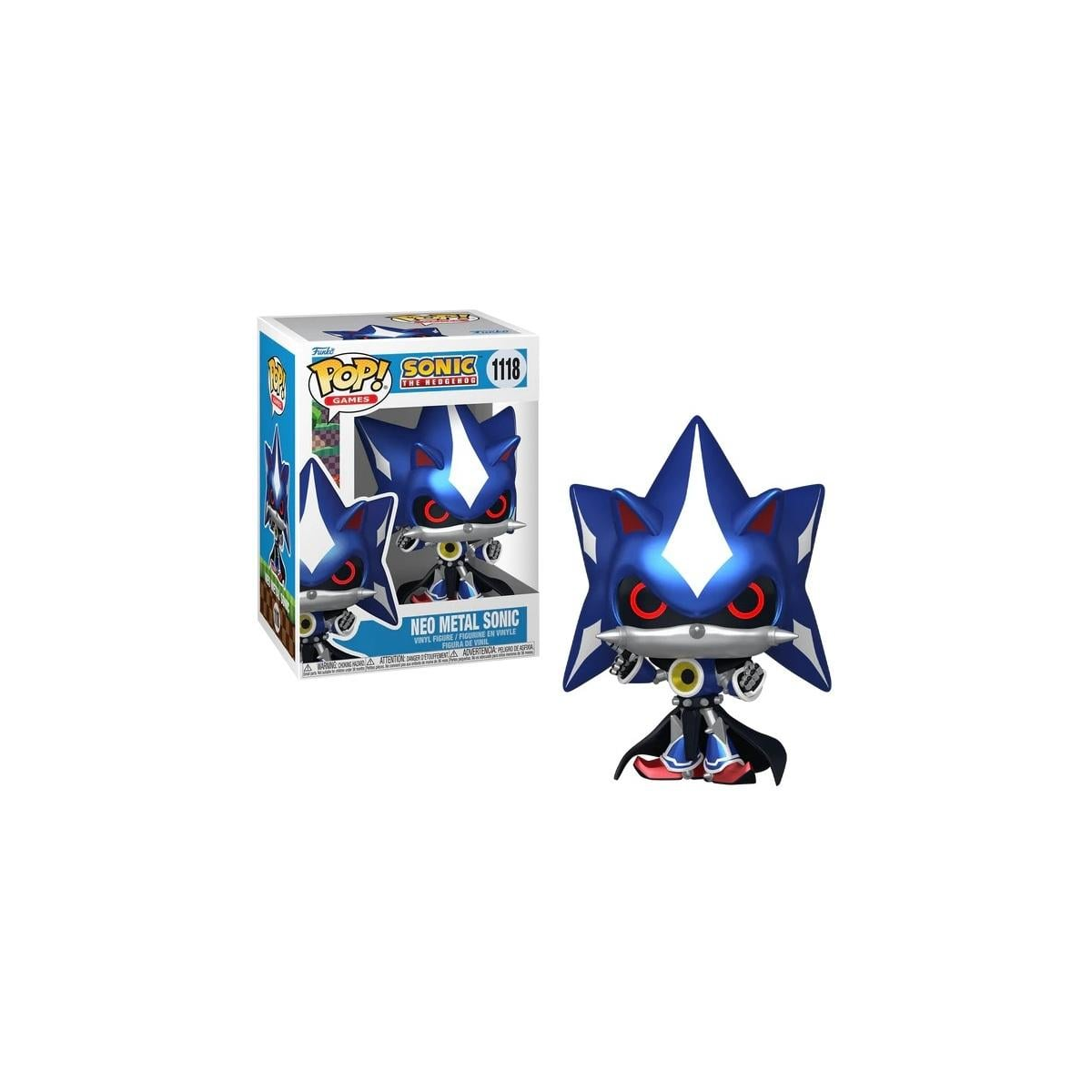  SONIC - POP Games N° 1118 - Neo Metal Sonic (Metallic)