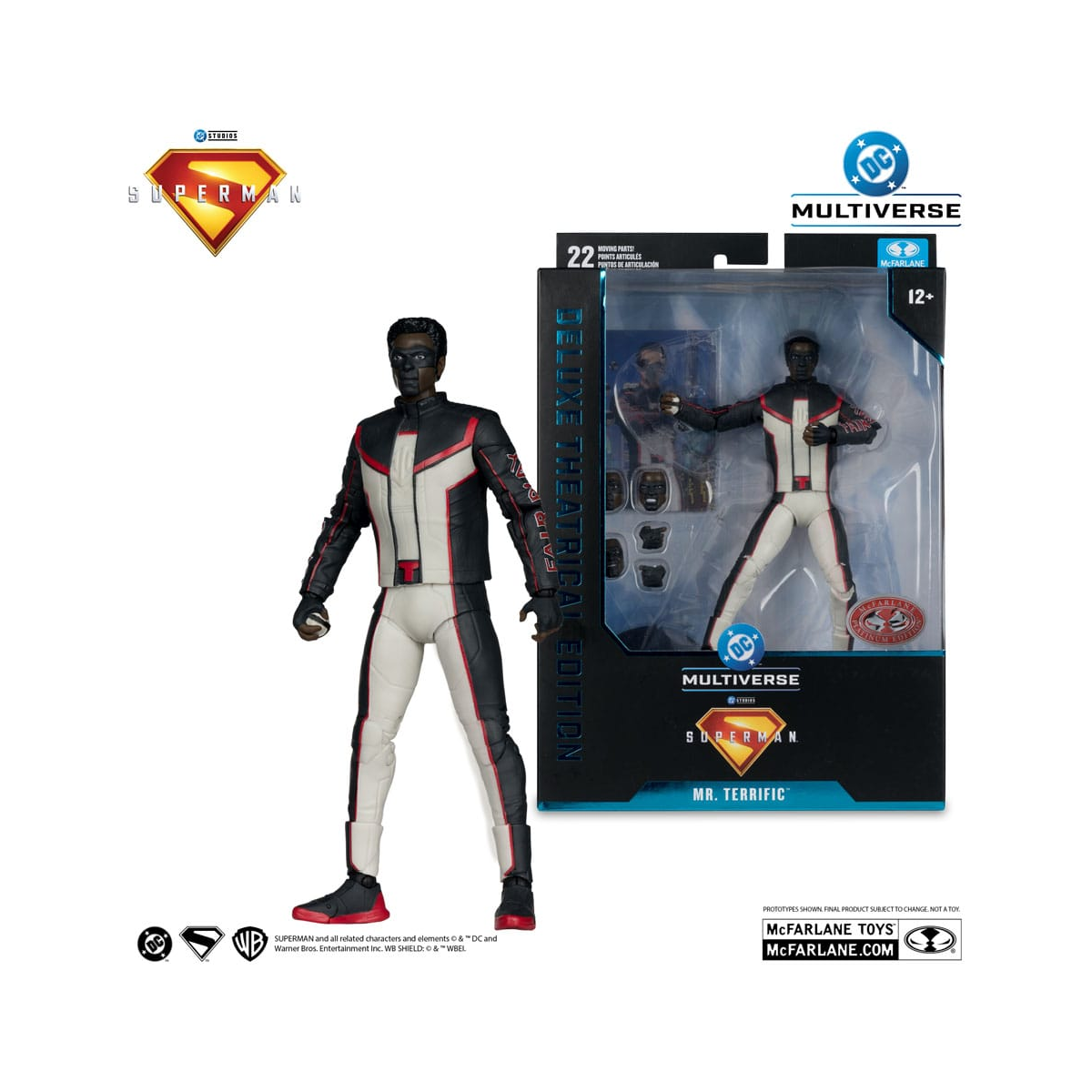 MCF17451 Superman (2025) - DC Multiverse figure Deluxe Theatrical Edition Mr. Terrific (Red Platinum Edition) 18 cm