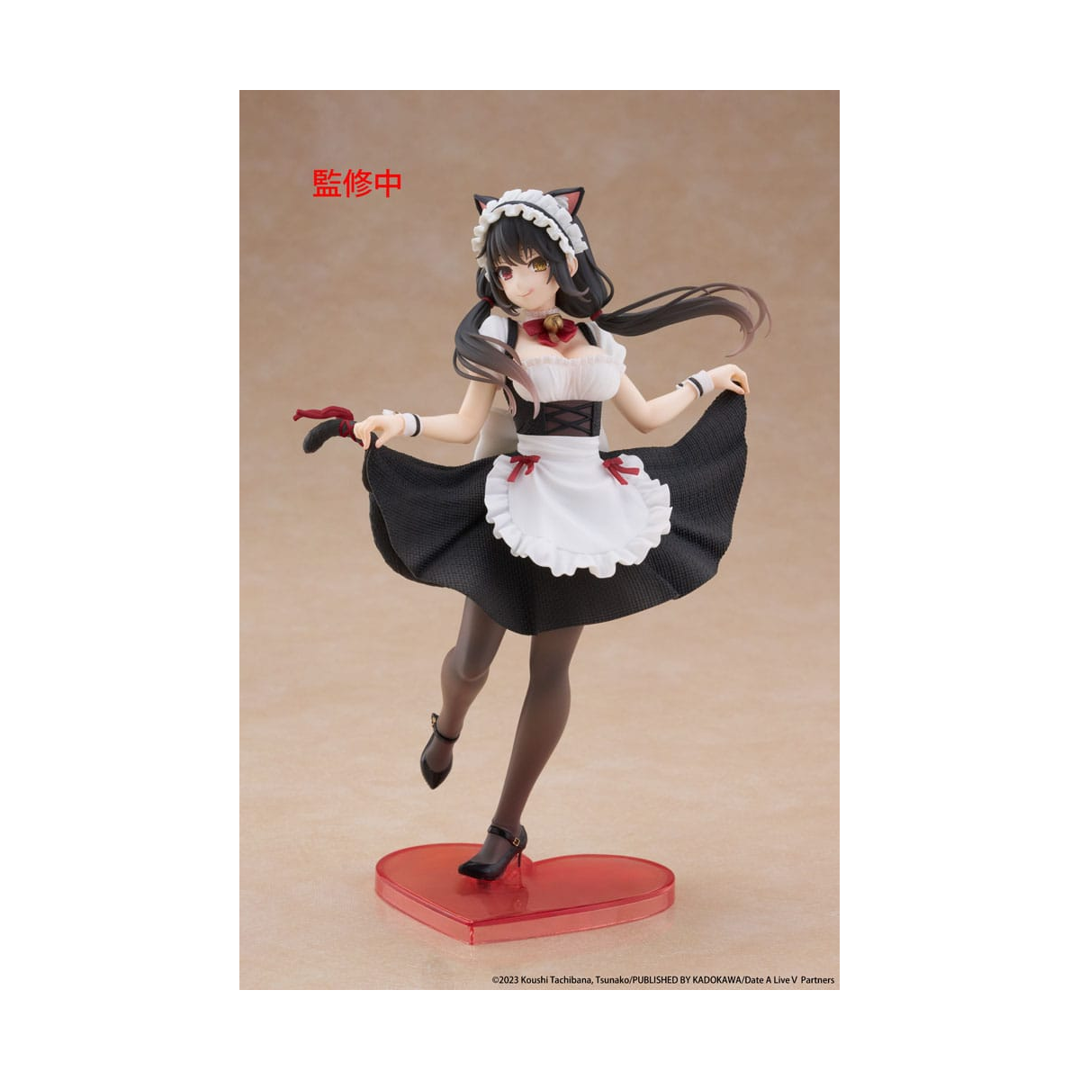 Figuras Date A Live V - Coreful Kurumi Tokisaki Cat Ear Maid Ver. 18cm