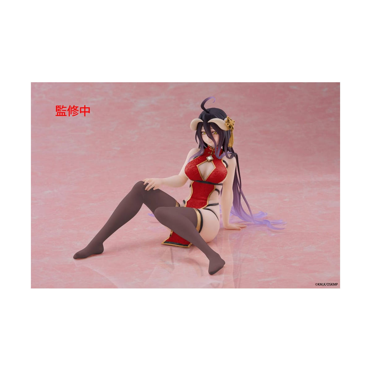  Overlord - Desktop Cute Figure Albedo Chinese Dress Ver. Renewal 13 cm
