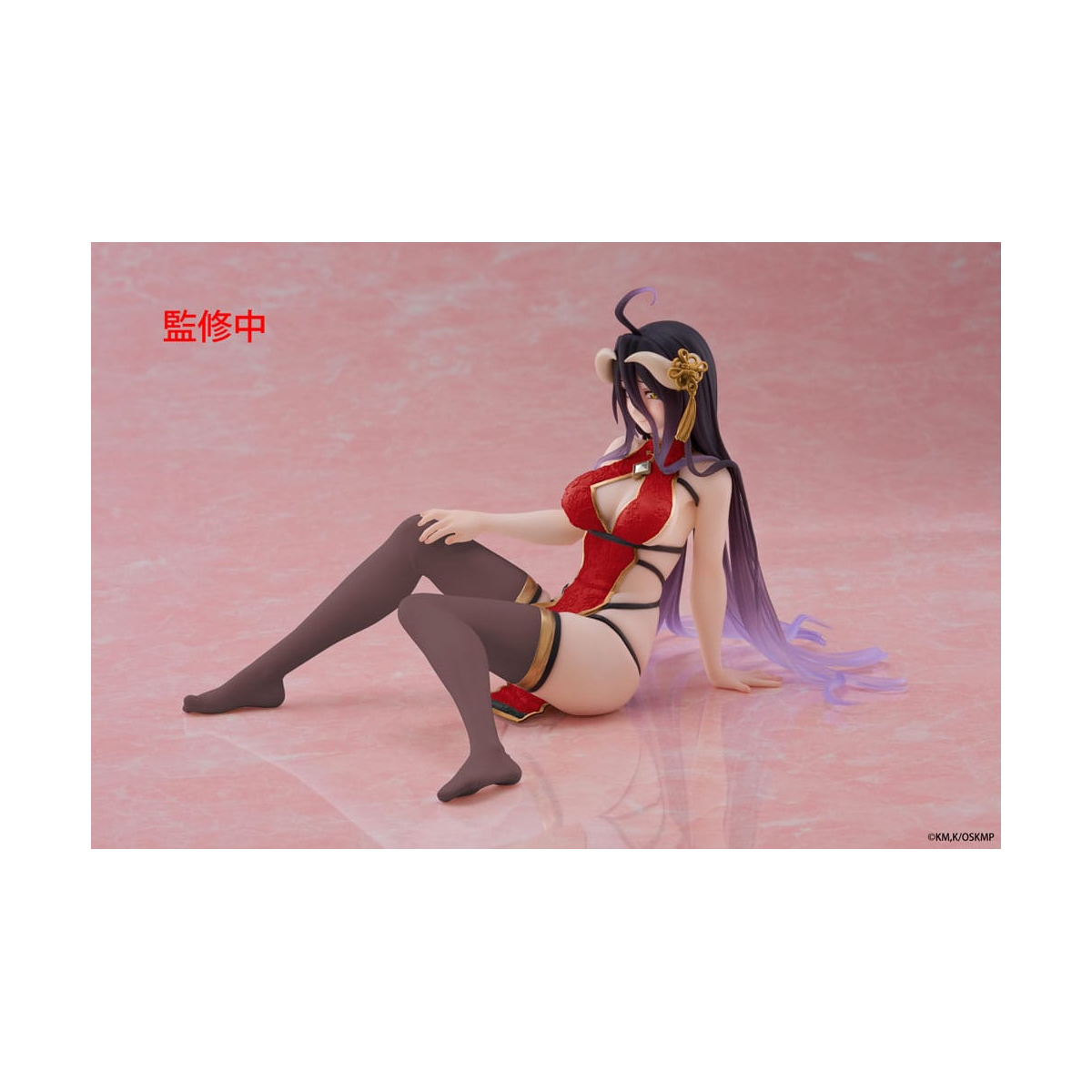 Taito Prize Overlord - Desktop Cute Figure Albedo Chinese Dress Ver. Renewal 13 cm