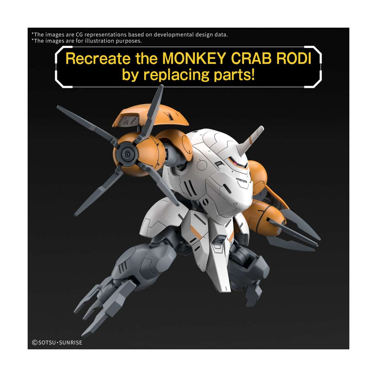 CO-107281 HG Monkey Rodi / Monkey Crab Rodi 1/144