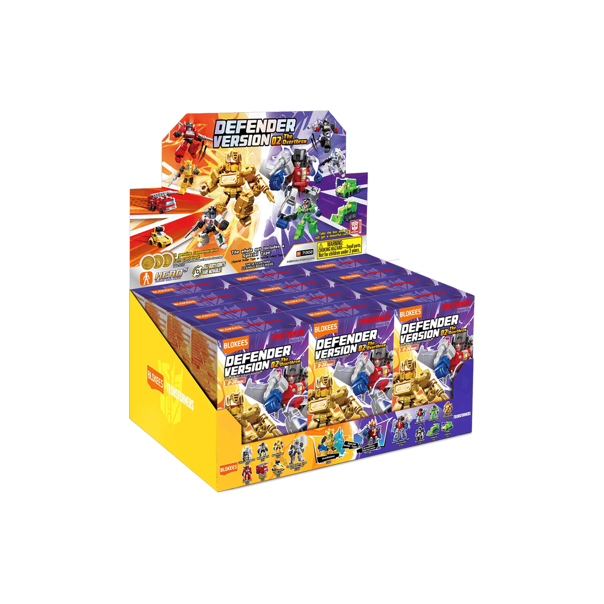  Transformers - Blokees Defender Version 02 The Overthrow 12 pieces
