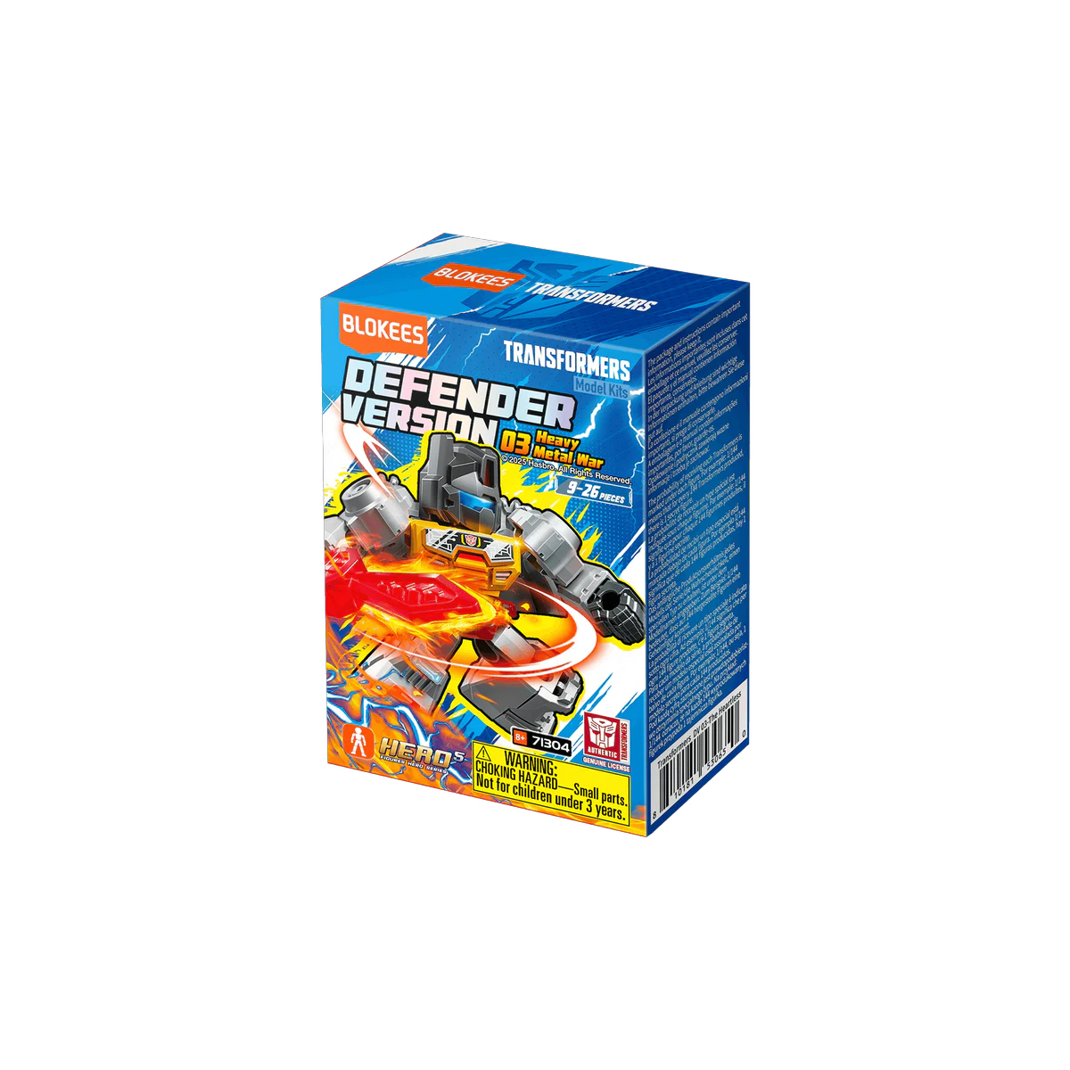 Juegos de edificación Transformers - Blokees Defender Version 03 Heavy Metal War 12 pieces