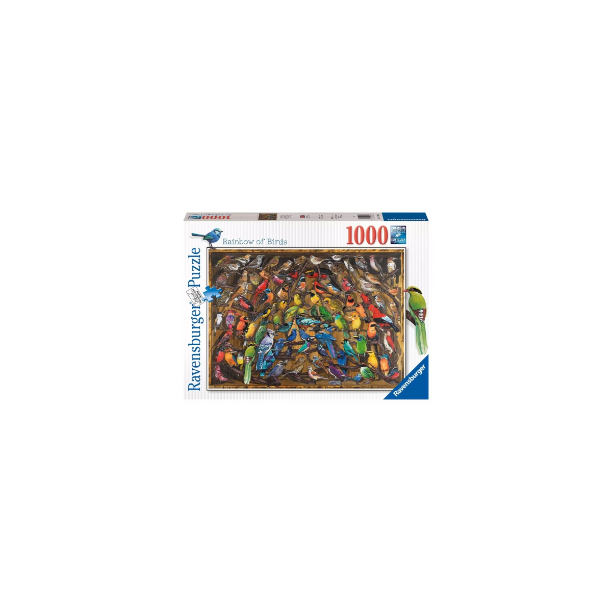  Ravensburger - Puzzle 1000 Rainbow Of Birds