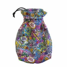 Illustrated Dice Bag - Graffiti