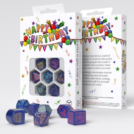  Happy Birthday Dice Set - Banner