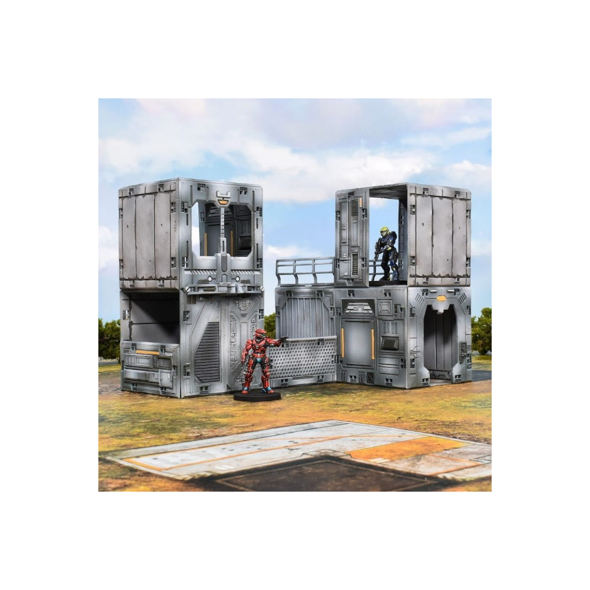 Halo Flashpoint - Outpost Buildable Terrain Set Halo Flashpoint - Outpost Buildable Terrain Set