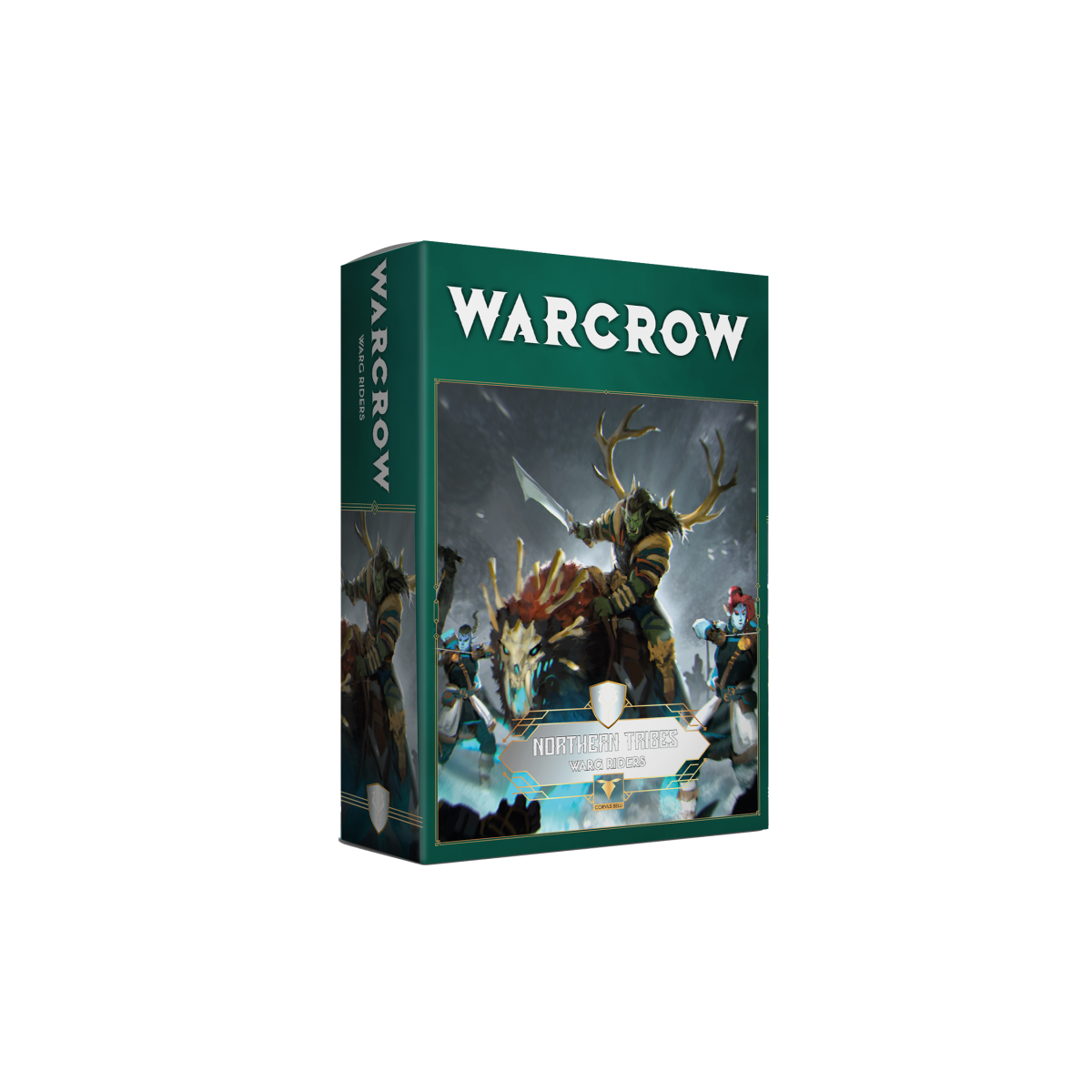 Figuras para juego de miniaturas Warcrow - Warg Riders (FR)