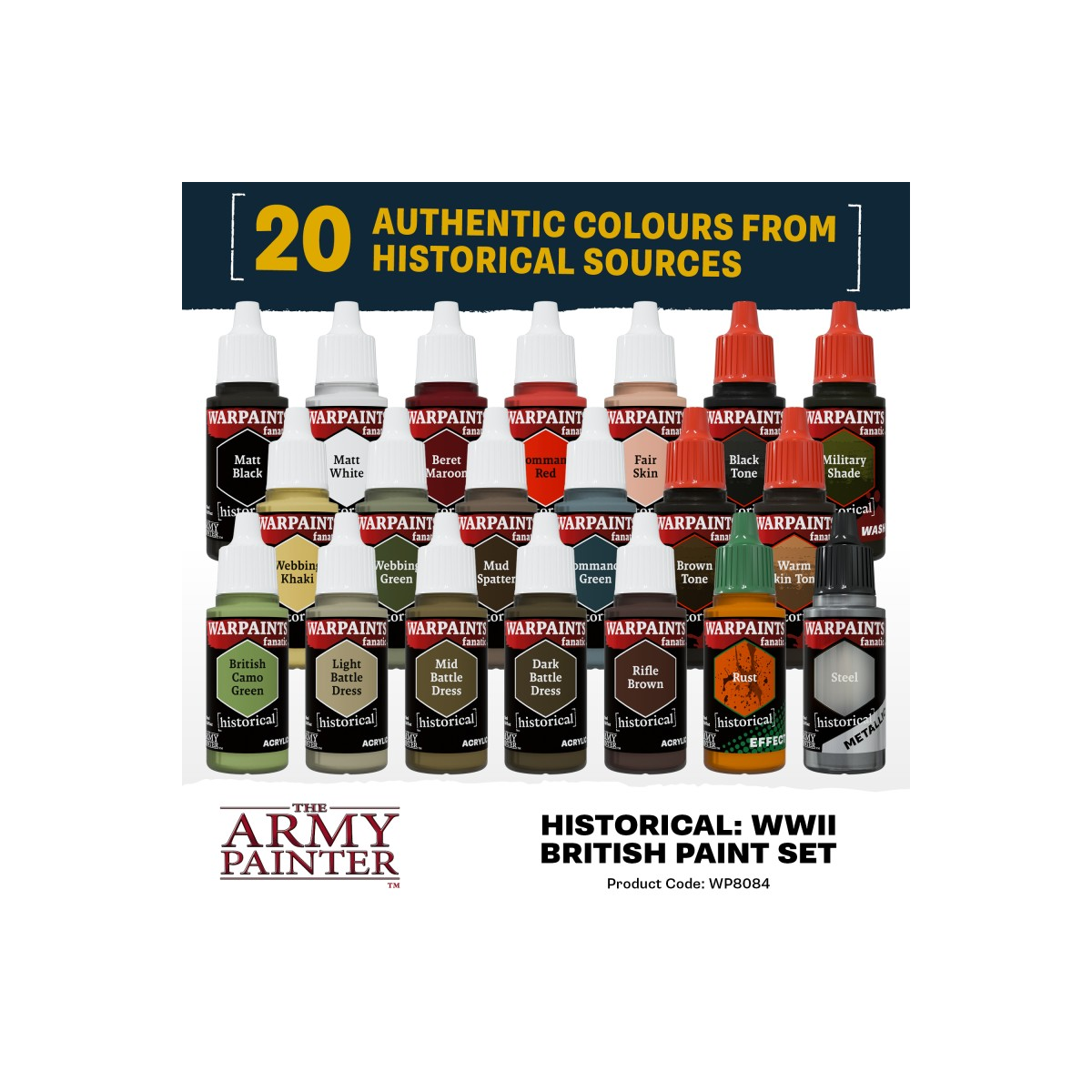 Pintura acrílica para maquetas Army Painter - Historical - WWII British