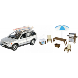 Miniatura BMW X5 SILVER WITH ACCESSORIES