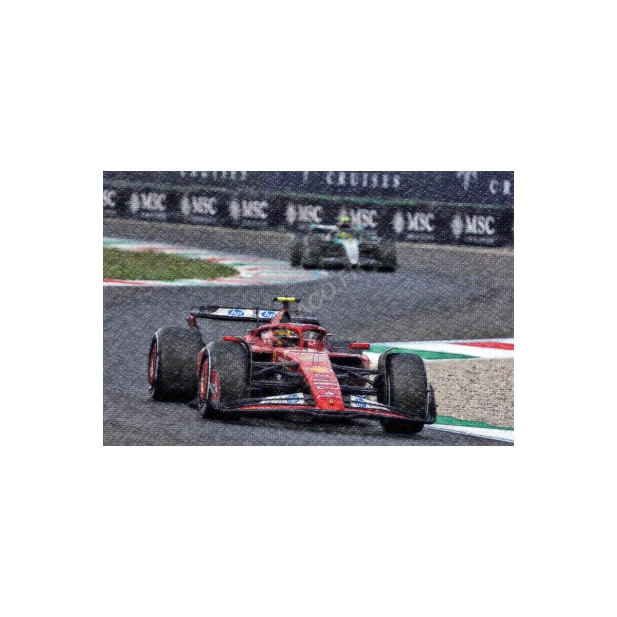 Miniatura FERRARI F1 SF-24 TEAM SCUDERIA FERRARI 55 CARLOS SAINZ ITALIAN GRAND PRIX MONZA 2024 4TH (PREMIUM PACKAGING WITH HELM Miniatura FERRARI F1 SF-24 TEAM SCUDERIA FERRARI 55 CARLOS SAINZ ITALIAN GRAND PRIX MONZA 2024 4TH (PREMIUM PACKAGING WITH HELM