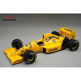 Miniatura LOTUS 101 12 SATORU NAKAJIMA AUSTRALIAN GRAND PRIX WITH RAIN TIRES 1989