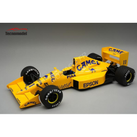 Miniatura LOTUS 101 WITH 11 NELSON PIQUET RAIN TIRES 1989 CANADIAN GRAND PRIX
