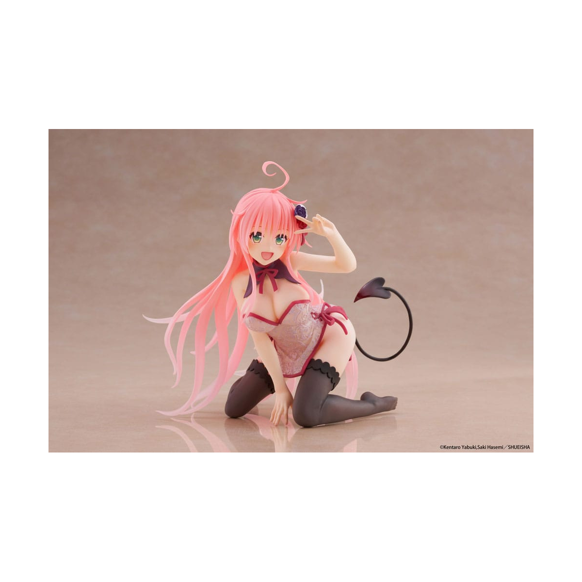 Figurita To Love-Ru Darkness - Desktop Cute Figure Lala Chinese Dress Ver. 13cm