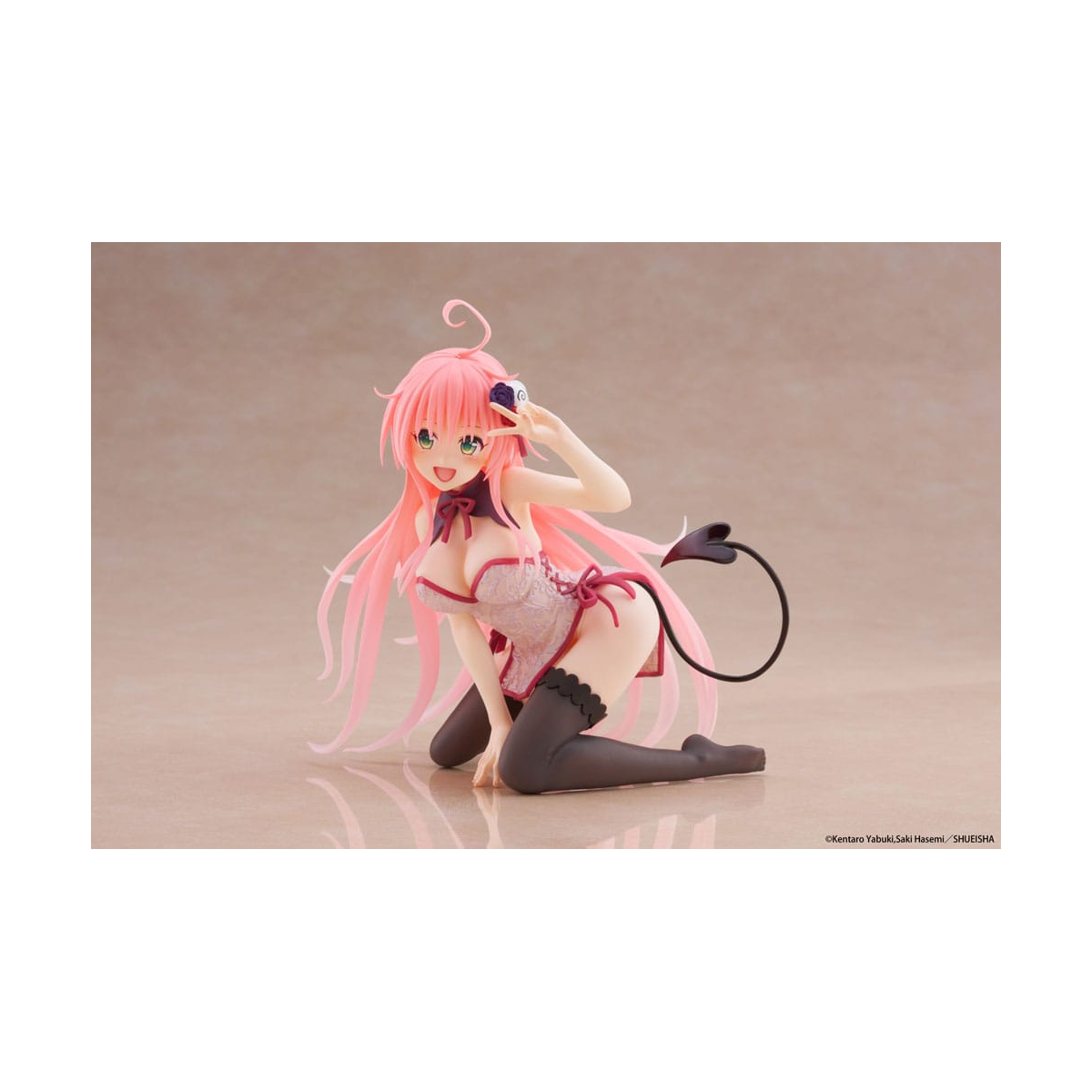 Taito Prize To Love-Ru Darkness - Desktop Cute Figure Lala Chinese Dress Ver. 13cm