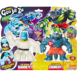 Figurita Moose - Heroes of Goo Jit Zu Goo Shifters S8 Ultraglow Tyro VS Shadowclaw Rock Jaw