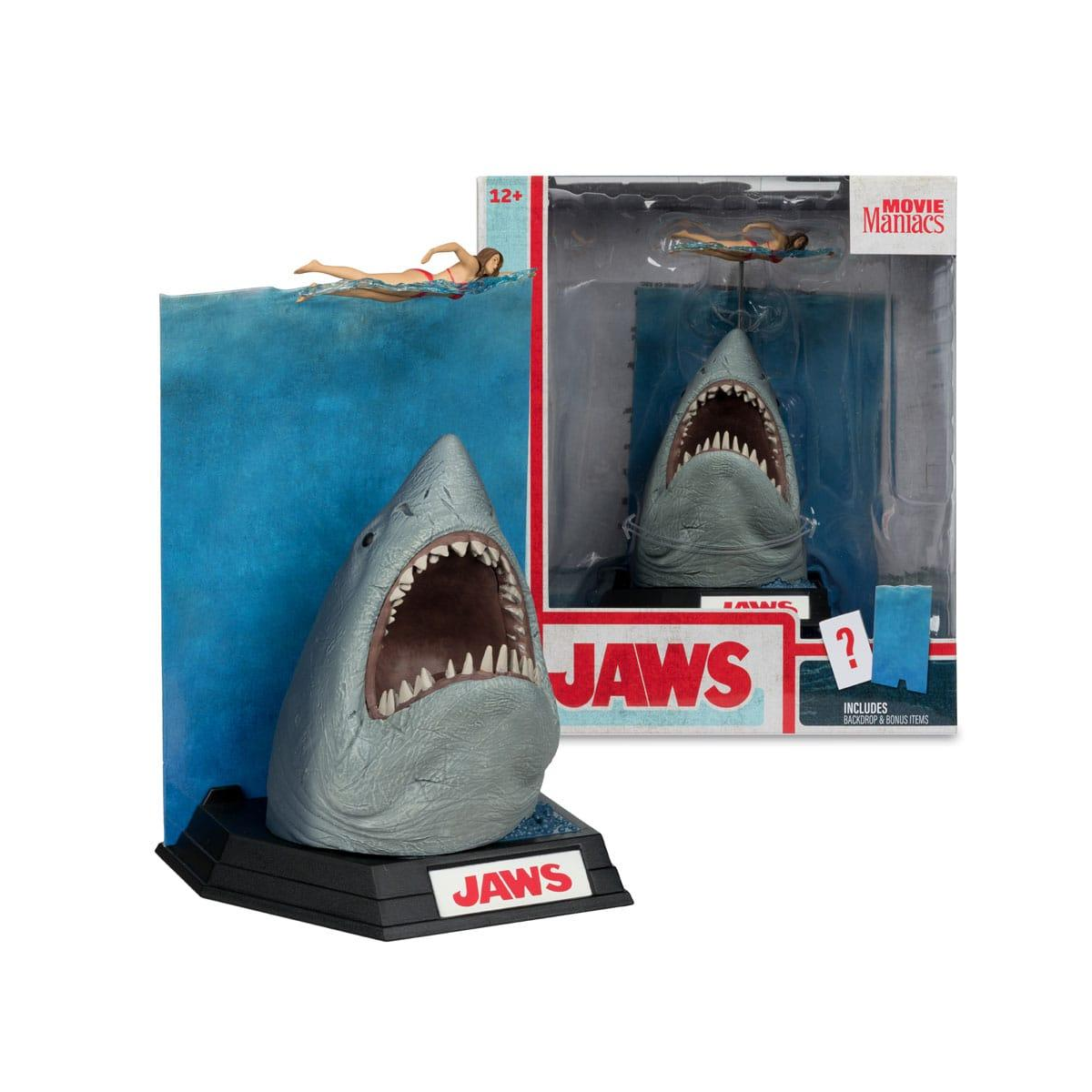 Figurita JAWS - 50th Anniversary - Movie Maniacs 16cm Figure