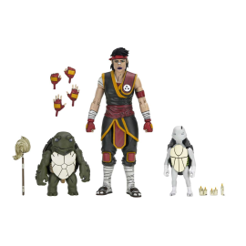 Figurita Ninja Turtles: The Last Ronin Action - Handyman Ultimate Casey Marie with Baby Odyn & Uno 17cm