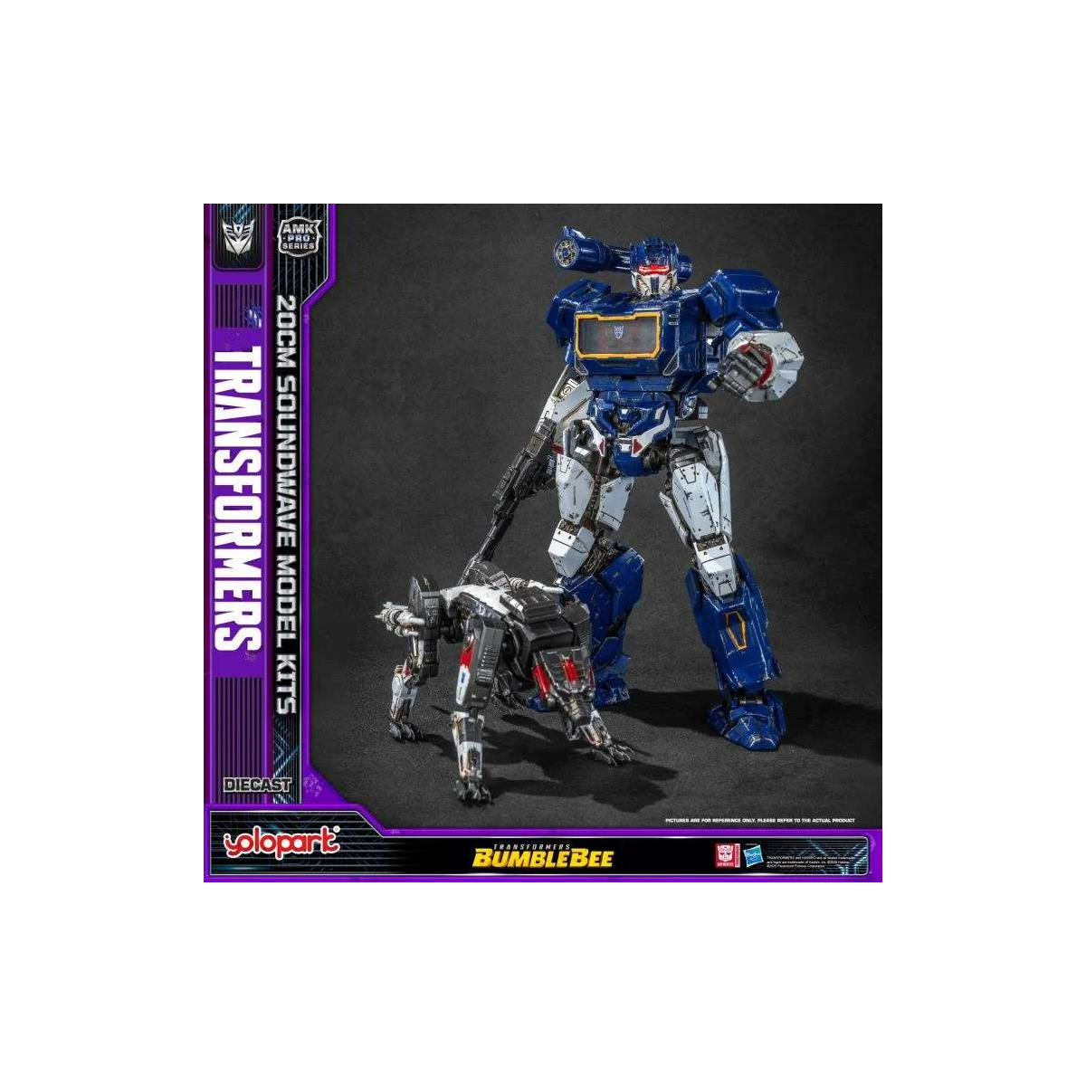 Maquetas de cultura pop y manga Transformers Bumblebee Amk Pro Series Soundwave Model Kit