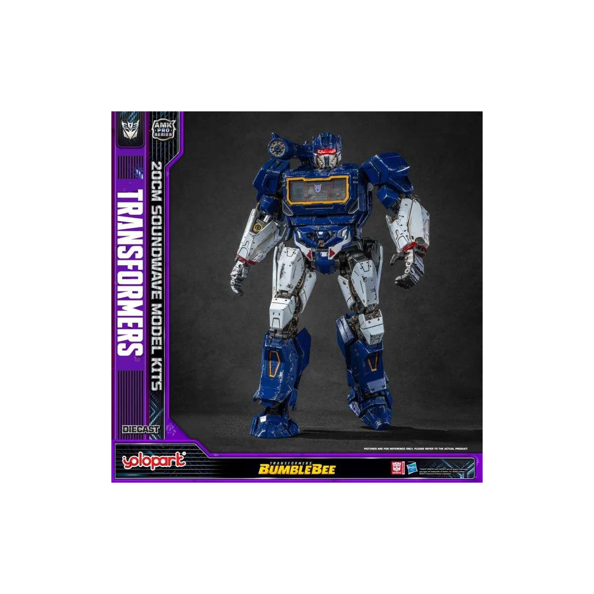 yolopark Transformers Bumblebee Amk Pro Series Soundwave Model Kit