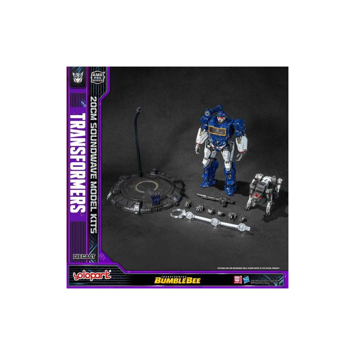 Transformers Bumblebee Amk Pro Series Soundwave Model Kit