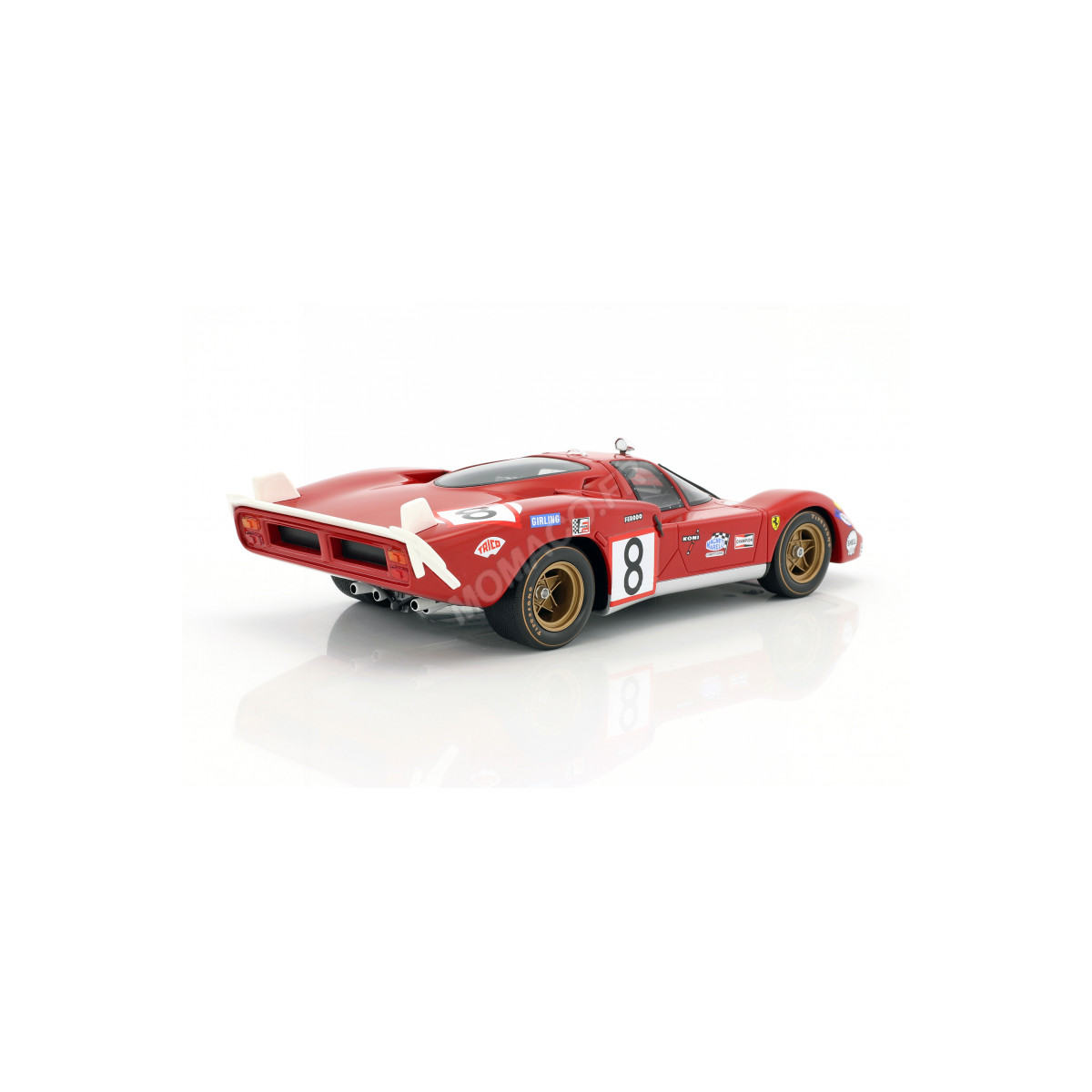 Coche en miniatura FERRARI 512S LONG TAIL 8 MERZARIO/RGAZZONI 24H DU MANS 1970