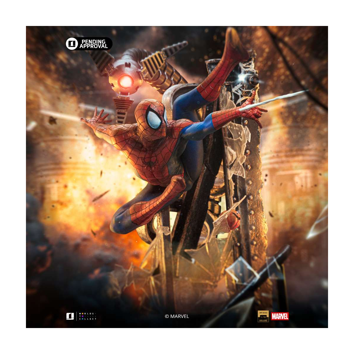 Figurita Spider-man - 10th Anniversary 1/10 Statue
