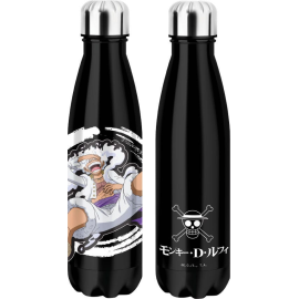  One Piece - Luffy Gear 5 Black Insulated Bottle