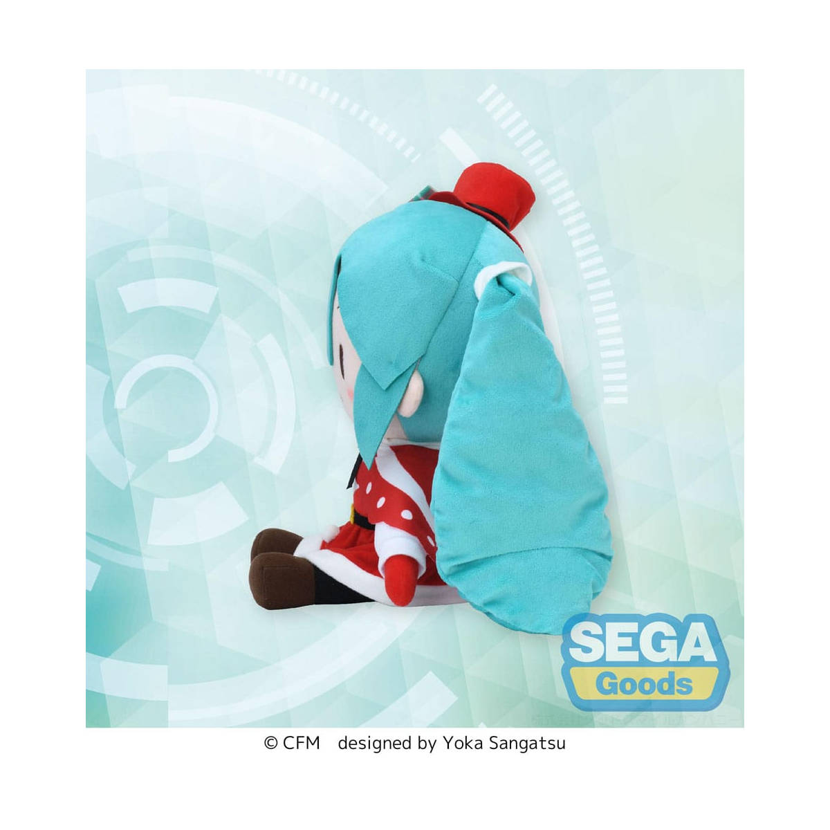Peluche Character Vocal Series 01 - Hatsune Miku plush toy Fuwa Petit Hatsune Miku Christmas LL 35 cm