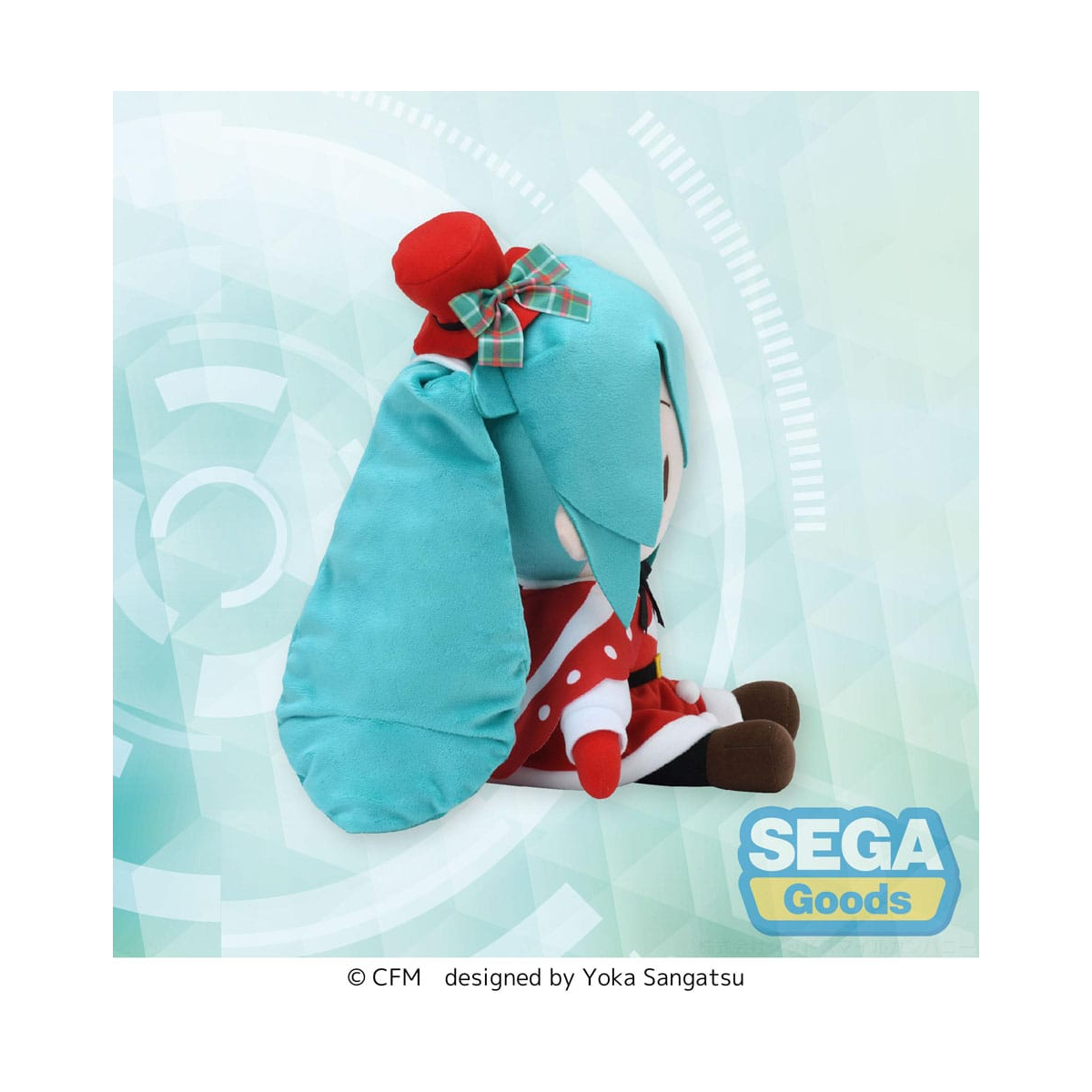 Sega Character Vocal Series 01 - Hatsune Miku plush toy Fuwa Petit Hatsune Miku Christmas LL 35 cm