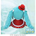 SEGA45832 Character Vocal Series 01 - Hatsune Miku plush toy Fuwa Petit Hatsune Miku Christmas LL 35 cm
