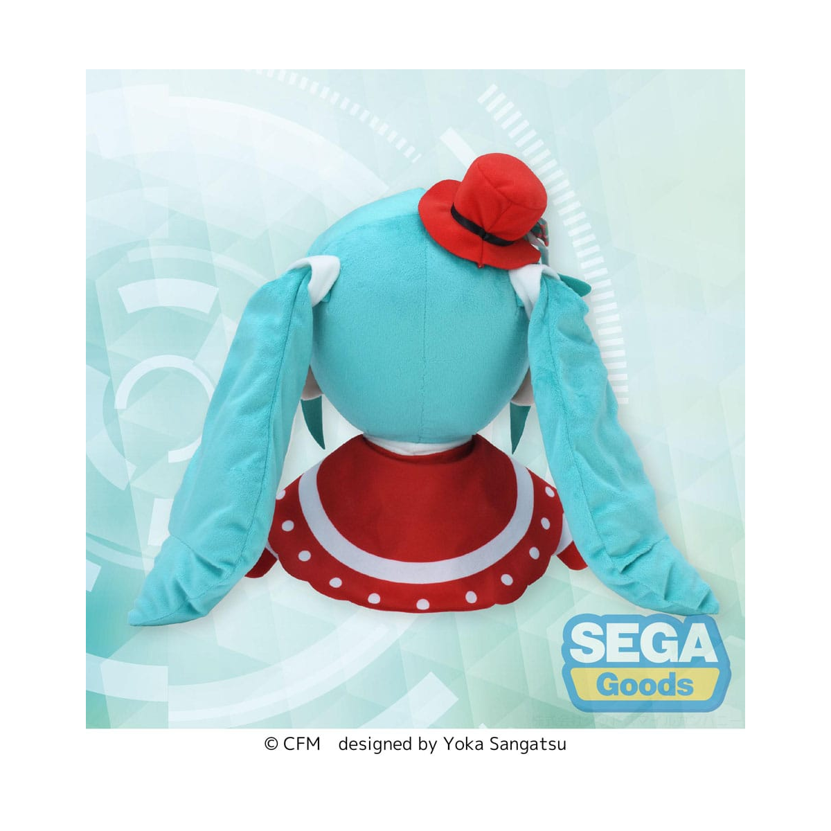 SEGA45832 Character Vocal Series 01 - Hatsune Miku plush toy Fuwa Petit Hatsune Miku Christmas LL 35 cm