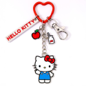 HELLO KITTY - Apple - Keychain with Charms HELLO KITTY - Apple - Keychain with Charms