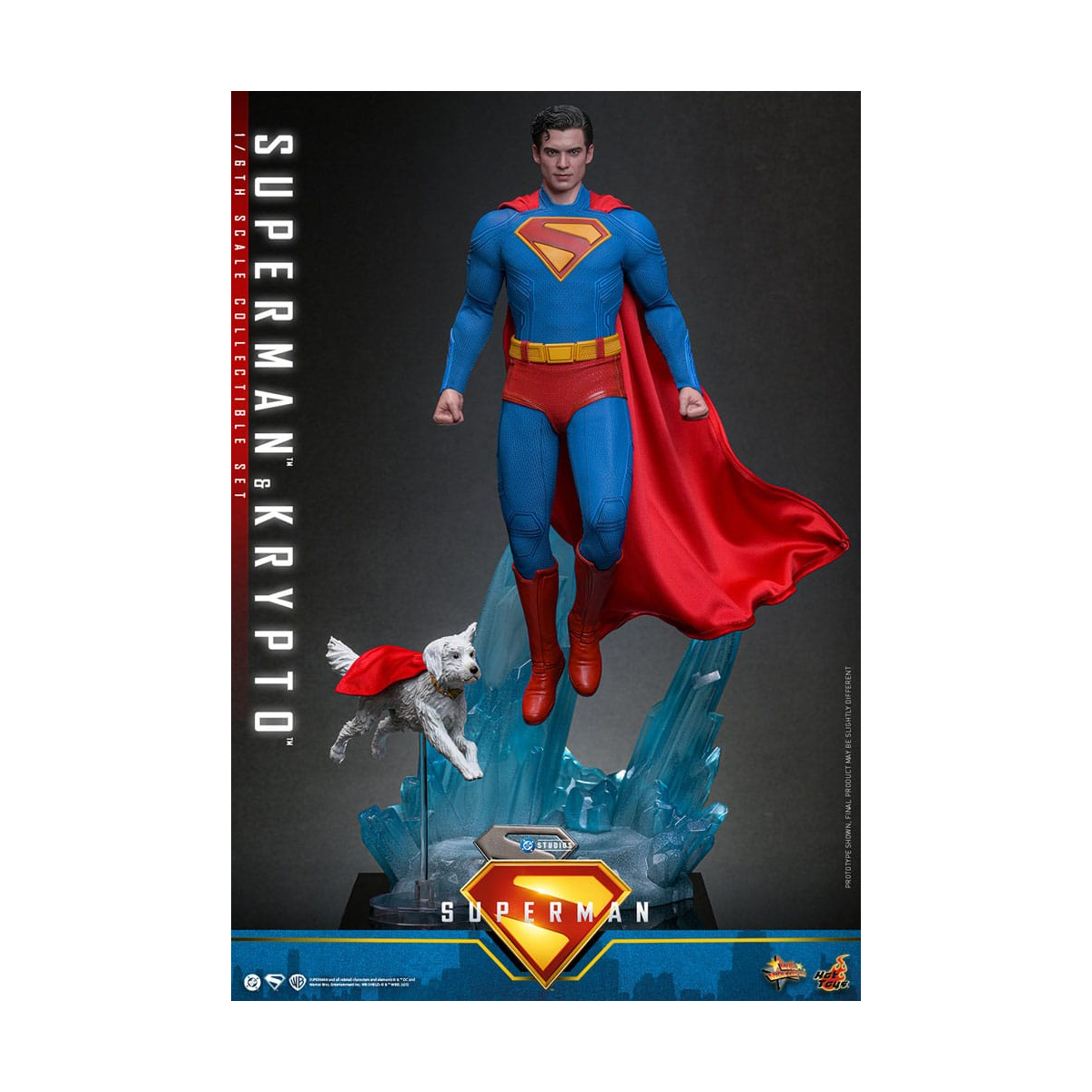 Hot Toys Superman (2025) Movie Masterpiece 1/6 Superman & Krypto figure 33 cm