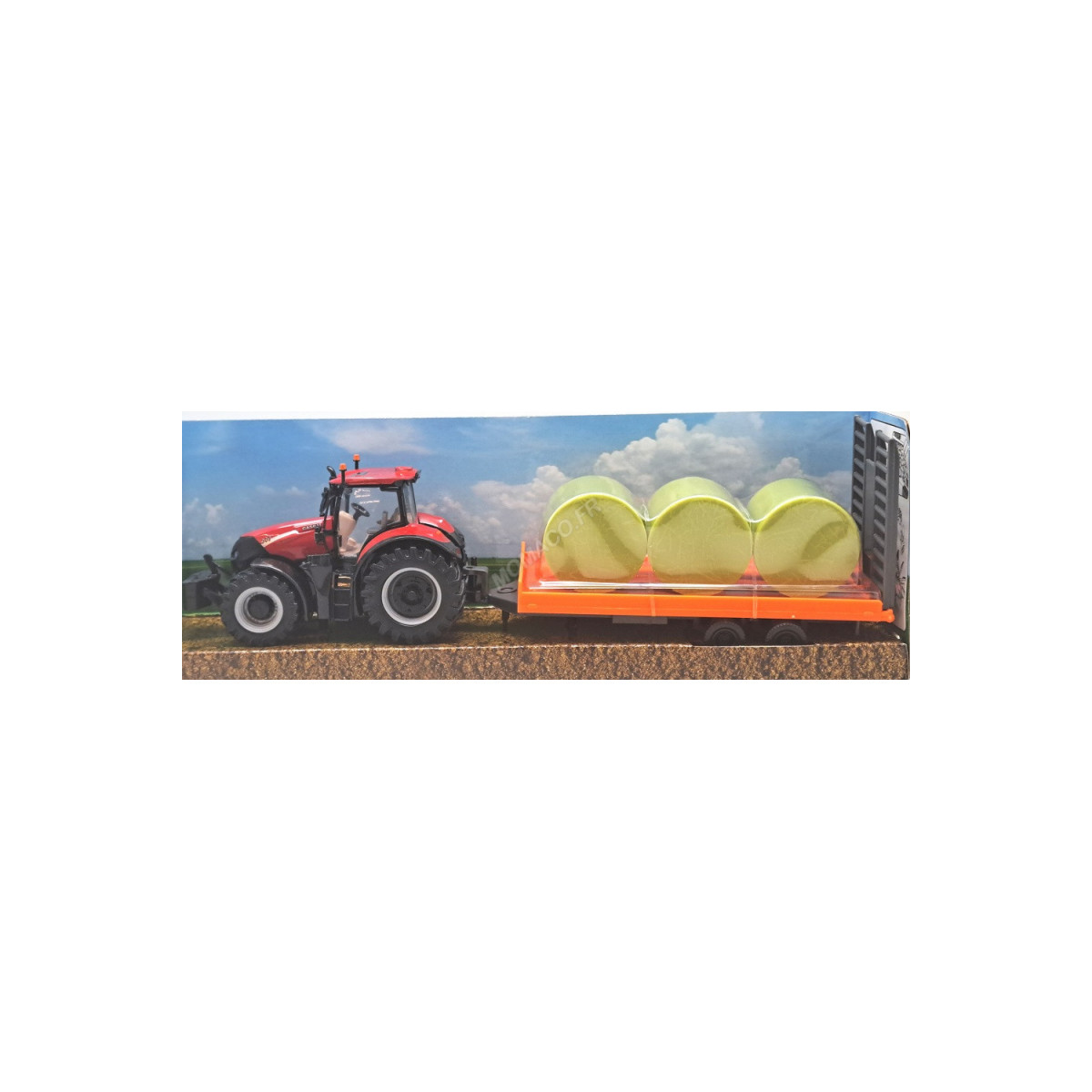 CASE IH OPTUM CVX 300 WITH TRAILER - FRICTION TRACTOR CASE IH OPTUM CVX 300 WITH TRAILER - FRICTION TRACTOR