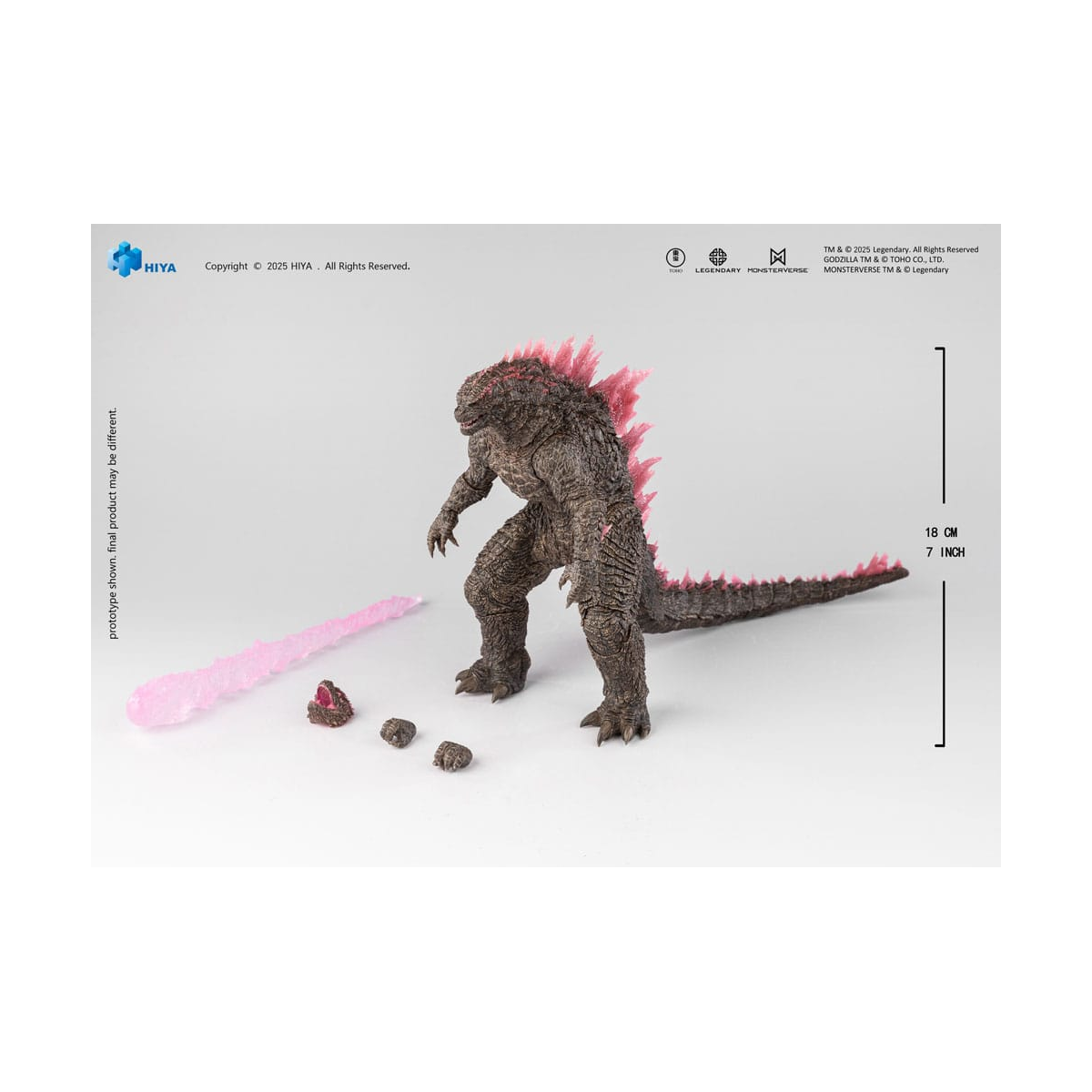 Figuras Godzilla x Kong The New Empire - Exquisite Basic Heat Ray Godzilla Evolved Ver. 18cm