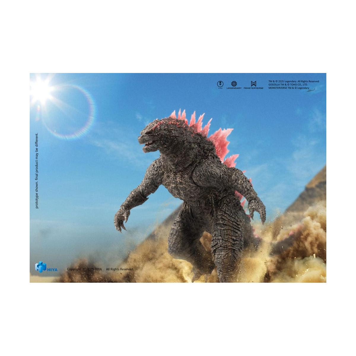 Hiya Toys Godzilla x Kong The New Empire - Exquisite Basic Heat Ray Godzilla Evolved Ver. 18cm