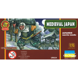 Figuras Japanese Warrior Monks. Medieval Japan