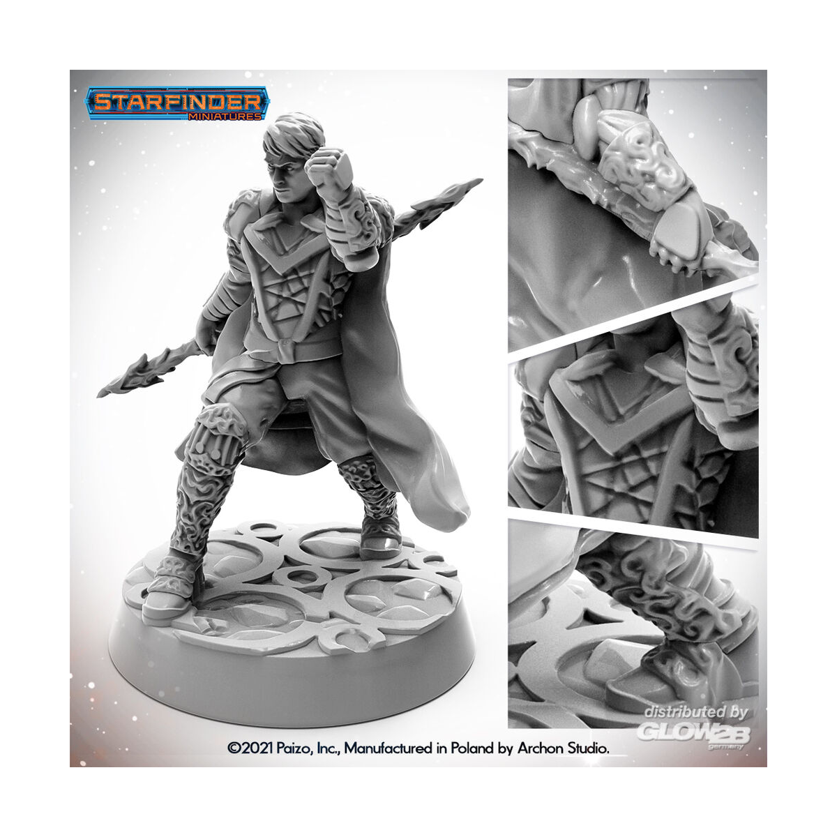 Figuras para juego de miniaturas Masters of the Universe Miniatures: HUMAN SOLARIAN