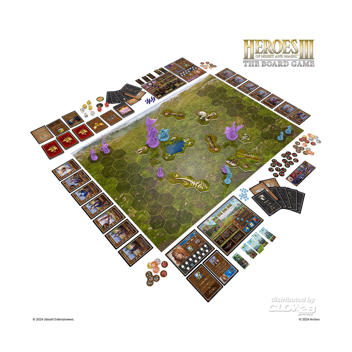 Juego de miniaturas : starter sets Heroes of Might and Magic III: The Board Game Battlefield Expansion (PL)