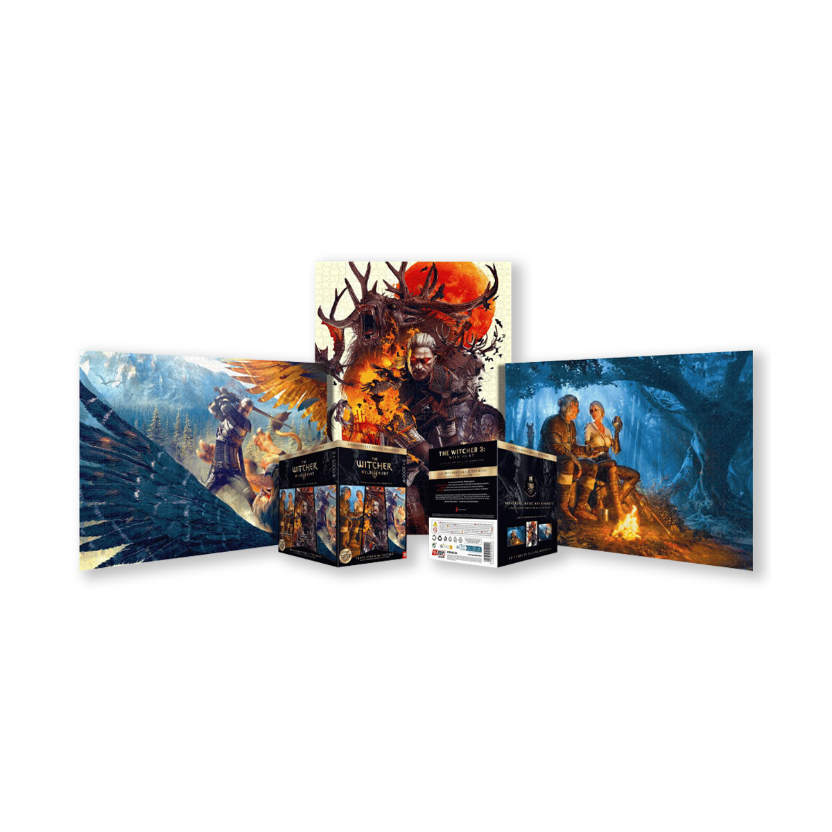 Puzzle The Witcher 3 Anniversary Puzzle Trilogy 3x1000pcs