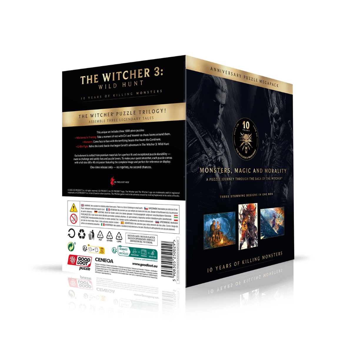 Good Loot The Witcher 3 Anniversary Puzzle Trilogy 3x1000pcs