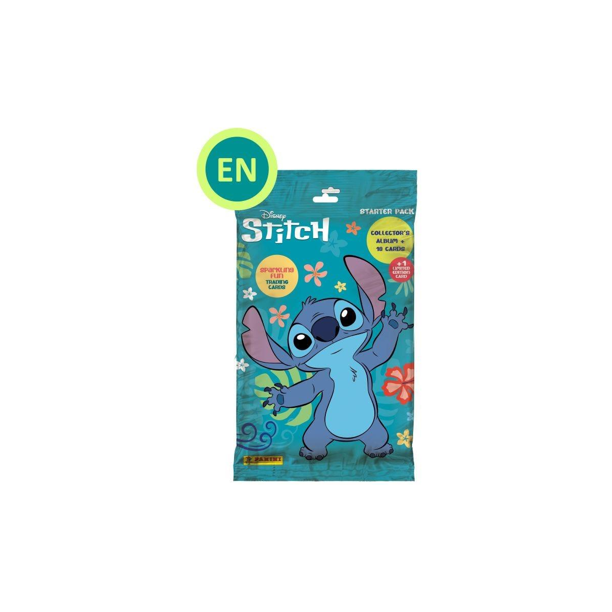 STITCH - Panini Trading cards (1 collar + 2 pockets + 1 Lim. Ed.) - ENG