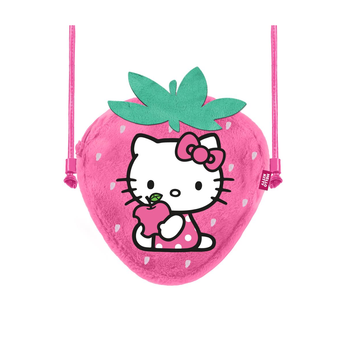 HELLO KITTY - Strawberry - Mini Fur Shoulder Bag '20x15x6cm'