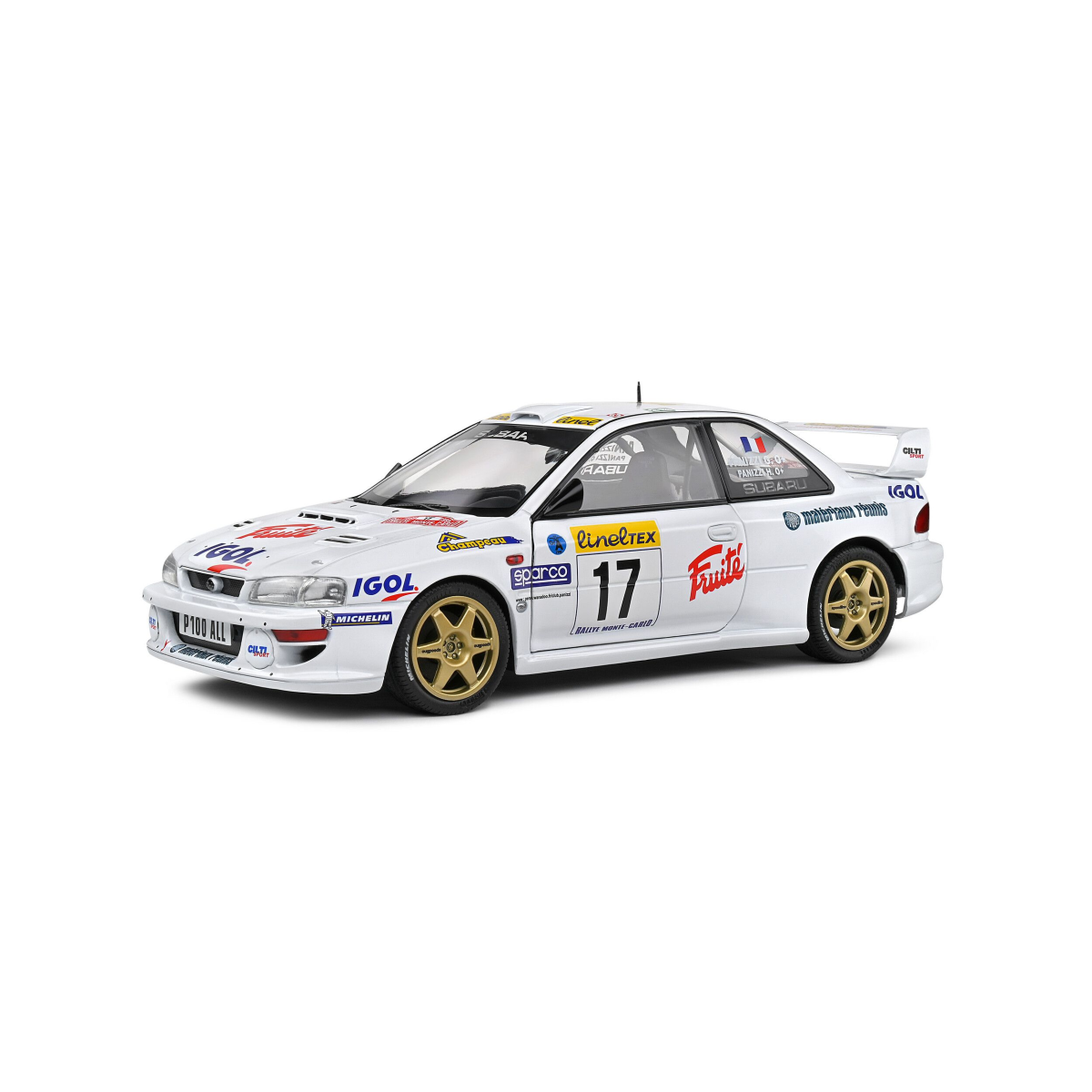  SUBARU IMPREZA S5 WRC99 22B RALLYE MONTE CARLO 1999 N.17 PANIZZI/PANIZZI