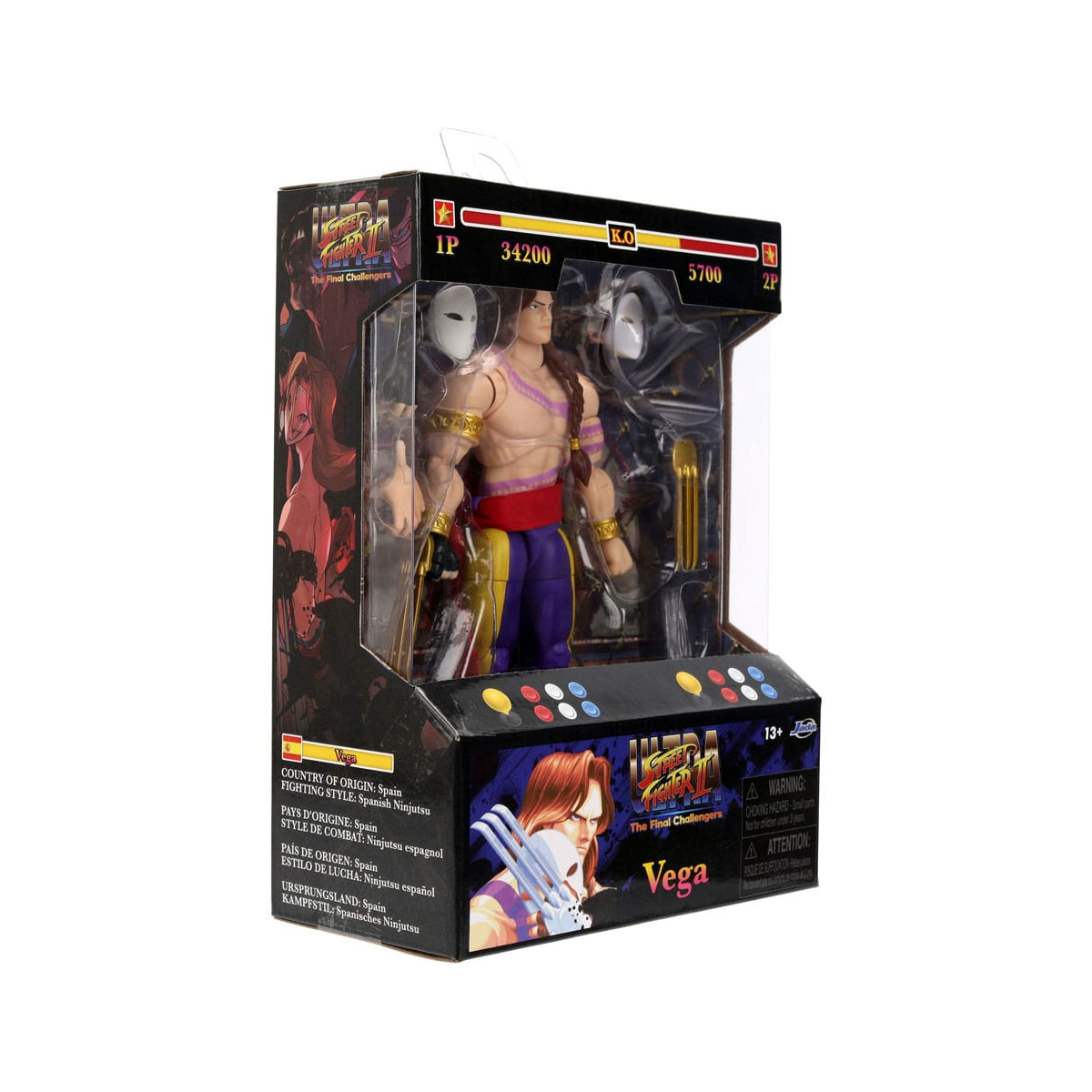 JADA253252039 Ultra Street Fighter II: The Final Challengers - 1/12 Vega action figure 15 cm
