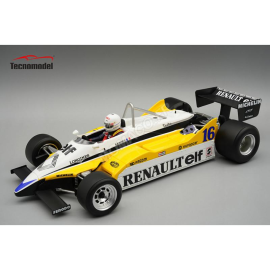  RENAULT RE30B 16 RENE ARNOUX ITALIAN GRAND PRIX 1982 1ST WITH FIGURINE
