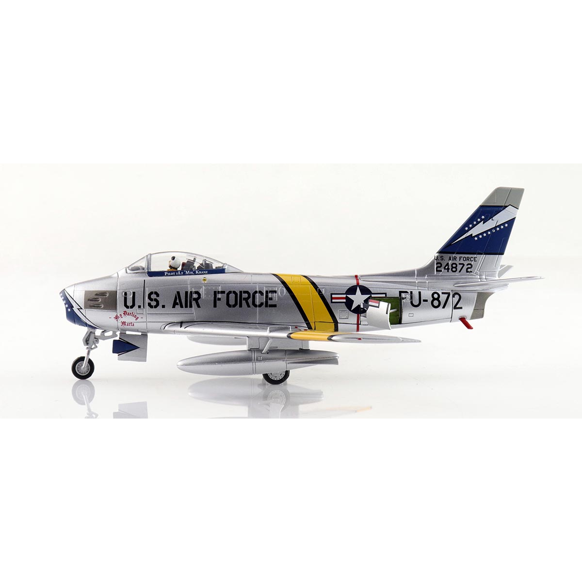 Avión en miniatura F-86F 'Gene Kranz' USAF EAA Aviation Museum